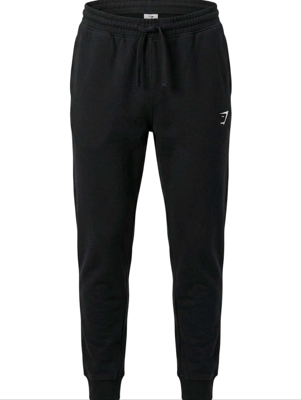Gymshark Crest Jogger Sweatpants Black Size Small Slimfit Athletic Unisex